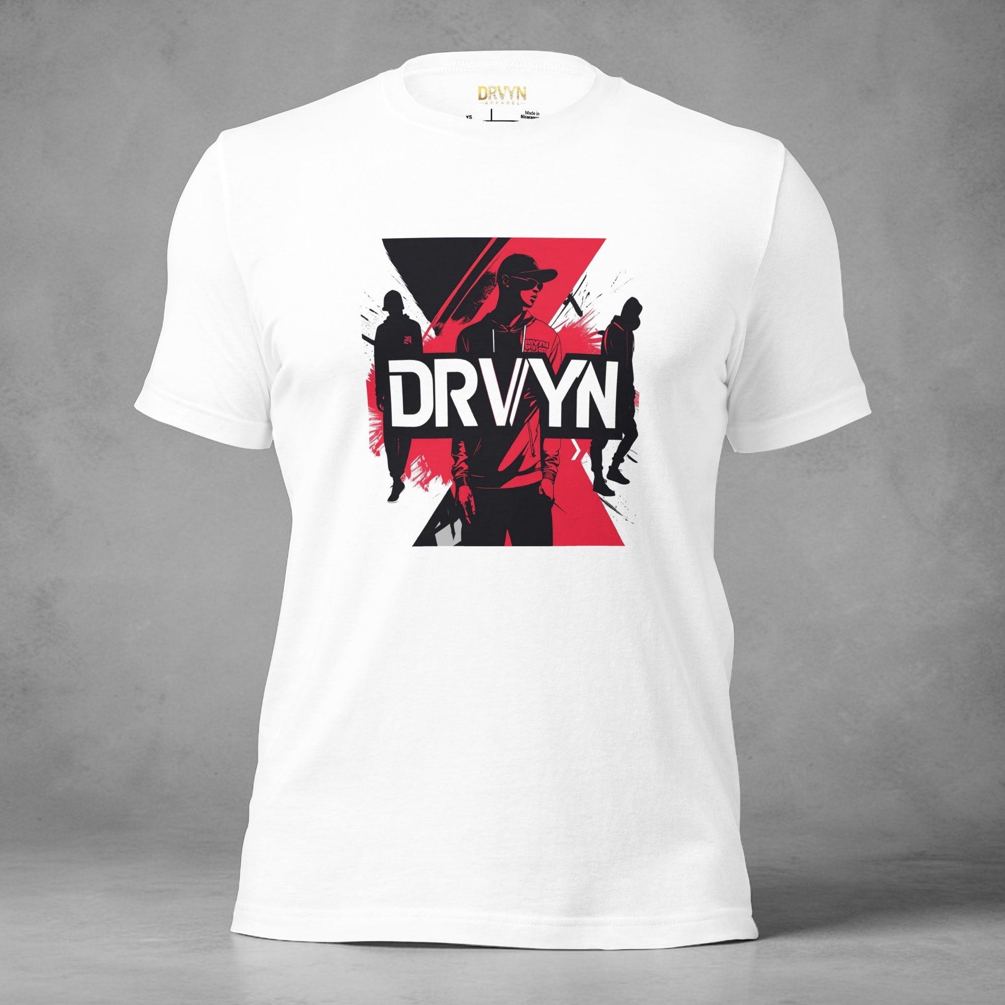 DRVYN Street - Graphic Tee - White/Red